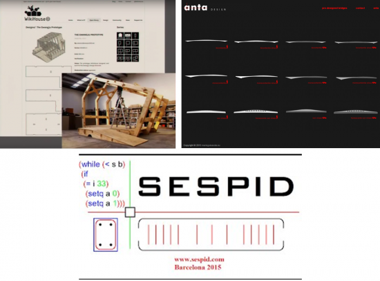 Ejemplo de WikiHouse, catálogo de Anta y BeamDetailing de SESPID
